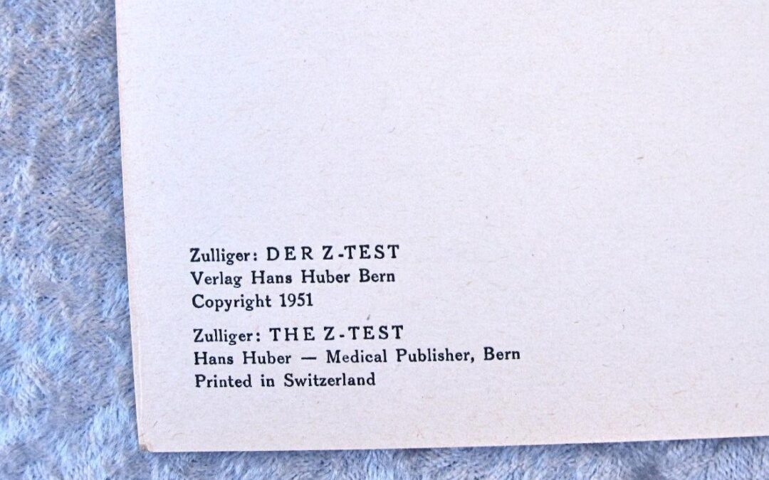 Biografía Hans Zulliger - Test de Zulliger